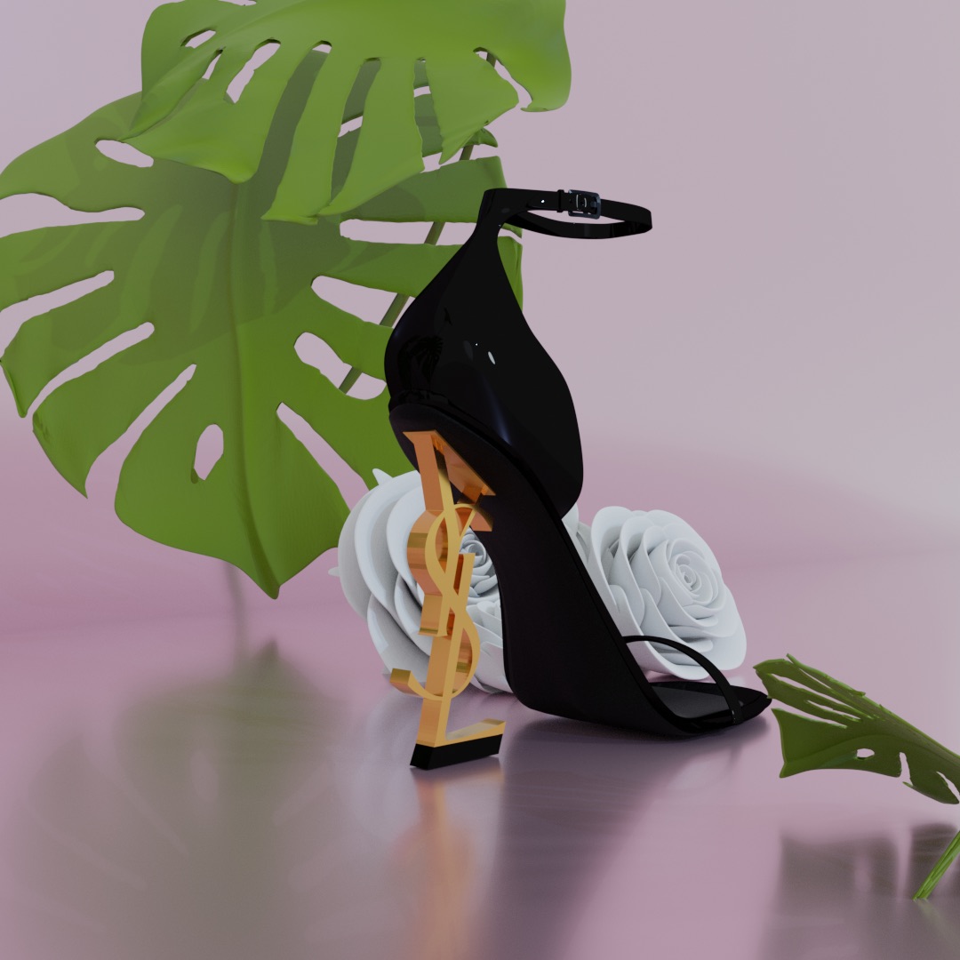 High heel product render