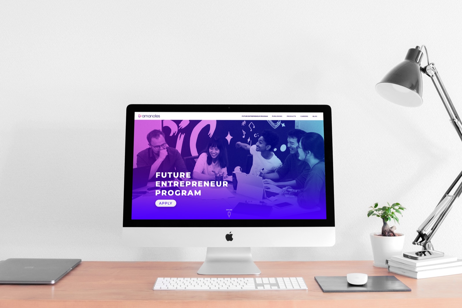 Entrepreneur programme landing page