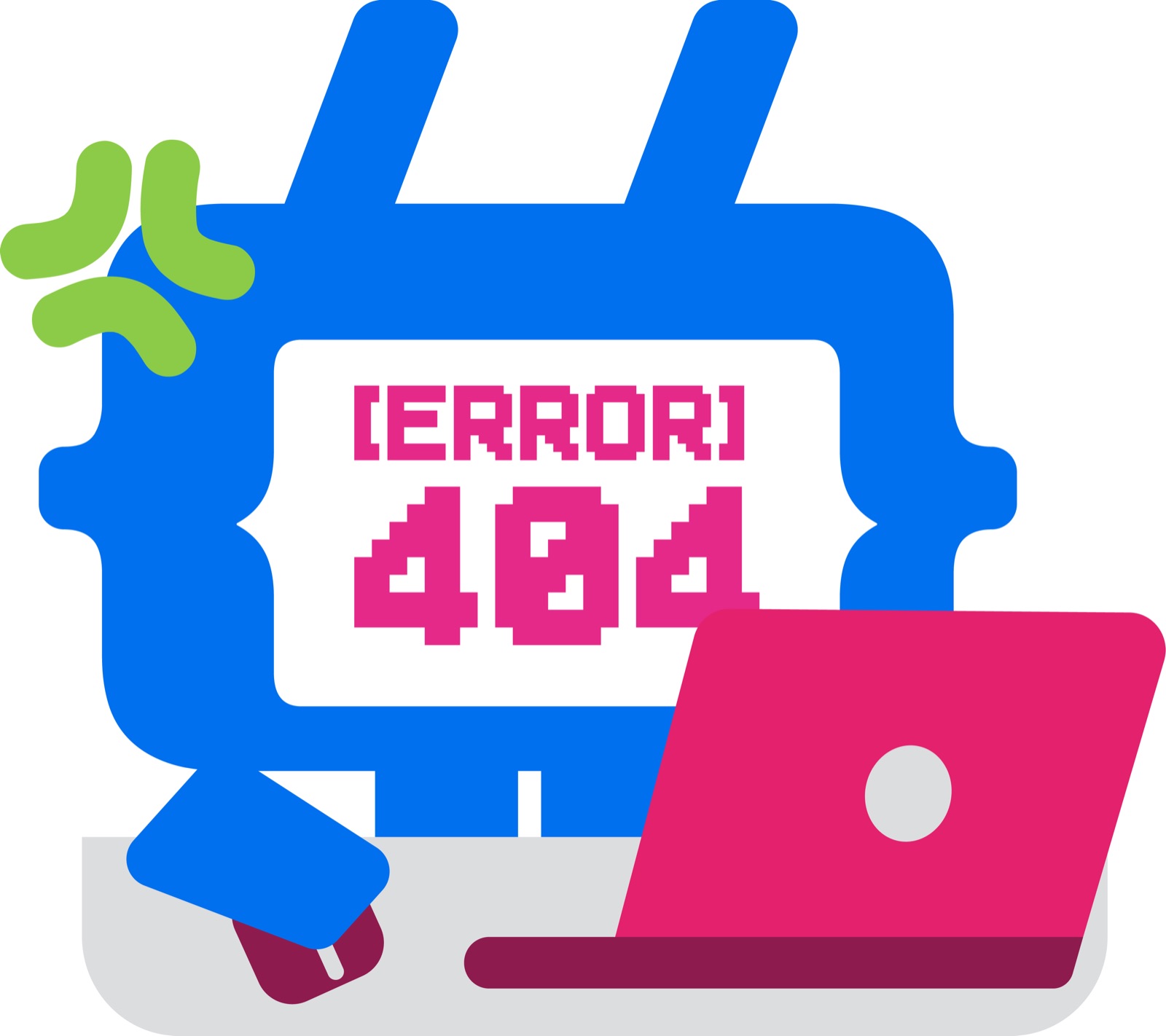 ICANTECH 404 mascot