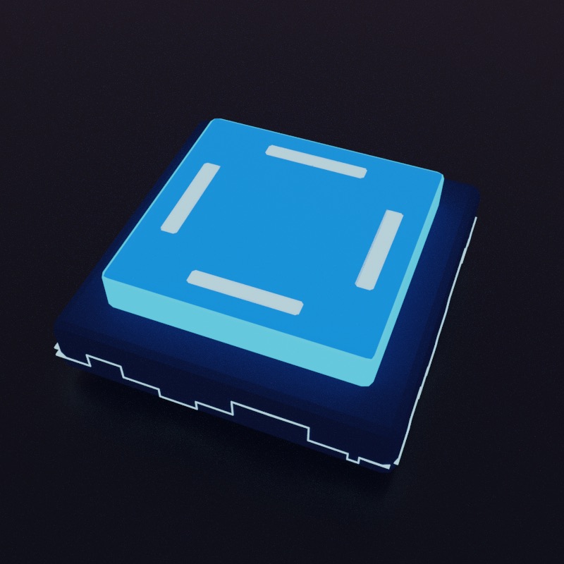 Blue block game model